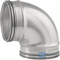 Bosch Zubehör Wohnungslüftung BM-K90-160 Bogen Metall DN160, kurz, 90 Gr – 7738113644