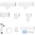 Bosch Abgaszubehör FC-Set125-B23 Grundbausatz Kask. B23P 125mm, CO-Sensor – 7738113659