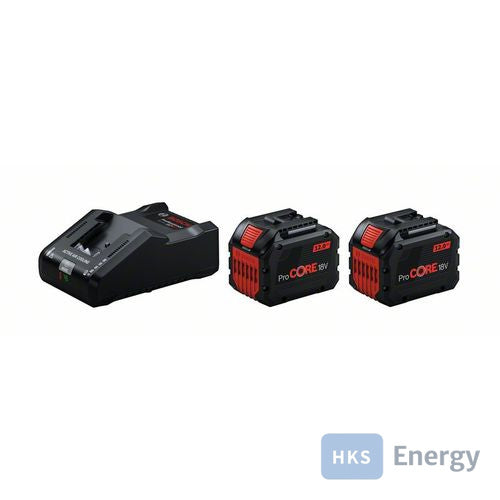 Bosch Starter-Set 2xProCORE18V 12.0Ah + GAL 18V-160 – 1600A02T5W
