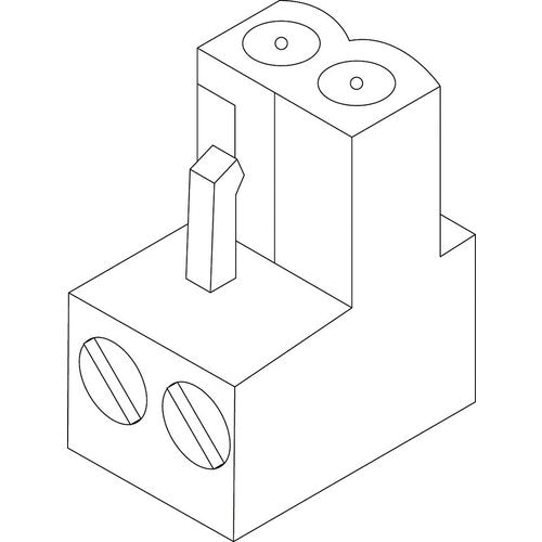 BO Anschlussklemme 2-pol grau R5 everp., 87182249070