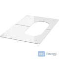 Bosch Abgaszubehör FC-O80 Abdeckblende, 2-teilig, d:125mm, weiß – 7738112725