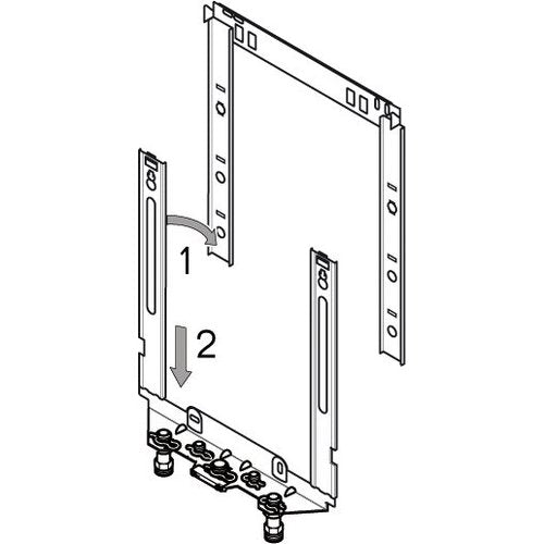 BO Montagerahmen f. Linea-Single u U104W/WG 7095128