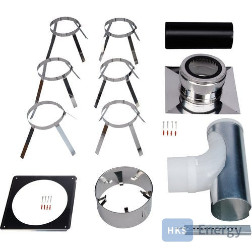Bosch Abgaszubehör FC-Set250 Schachtpaket d:250 mm, PP – 7746901208