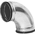 Bosch Zubehör Wohnungslüftung BM90-160 Bogen Metall DN160, 90 Gr – 7738113645