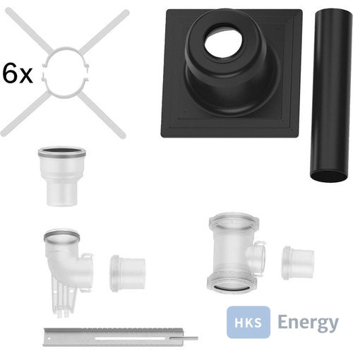 Bosch Abgaszubehör FC-Set110-C(14)3x Grundbausatz C(14)3, d:110mm – 7738113341