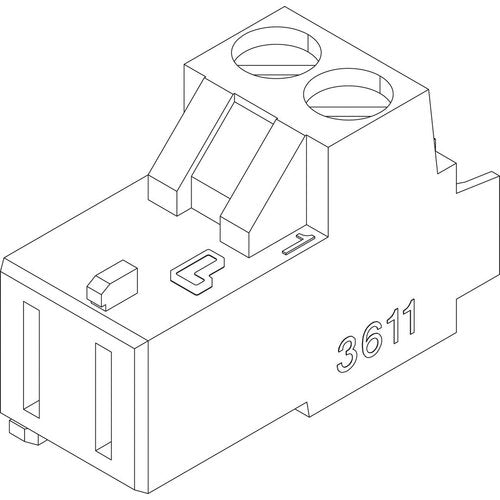 BO Anschlussklemme 2-pol SI orange everp., 8718598882