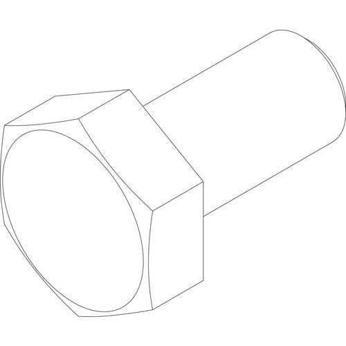 BO 6kt-Schraube M6x12 ISO4017 everp., 8738805029 (MVP 10 St.), je MVP