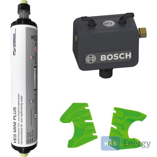 Bosch Paket zur Wasseraufbereitung VES02 VES MiniPlus, Wandhalter,Fülleinrichtung – 7739616522
