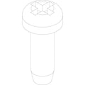 Bosch Schraube DIN7500 M4x12 87186445540 (MVP 10 Stück), je MVP
