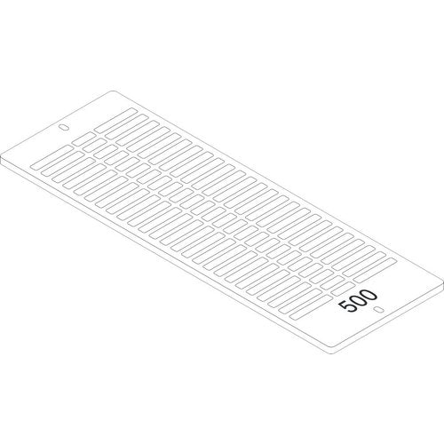 BO Aufsteckgitter 30/33-500 RAL9016 everp., 87183404050