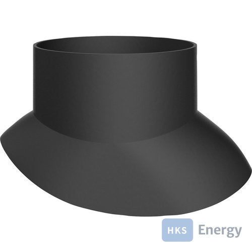 Bosch Abgaszubehör FC-O60_80 Adapter Klöber-Dachpfanne, schwarz,d:125 – 7738112516