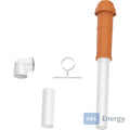 Bosch Abgaszubehör FC-Set80-C33x(hinten) Grundbausatz C33x, d:80/125mm, rot – 7738112759
