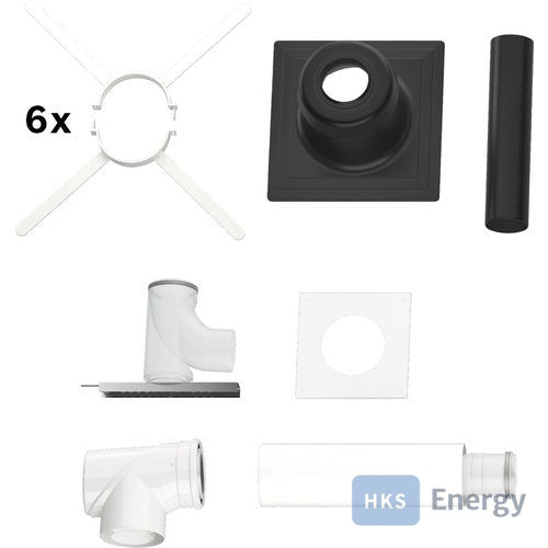 Bosch Abgaszubehör FC-Set110-C93x (oben) Grundbausatz C93x Kunststoff d:110/160mm – 7738113075
