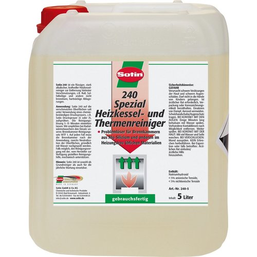 Bosch Sonstiges Zubehör SR 240-5 Sotin alkalischer Reiniger 240, 5 L – 7736604380