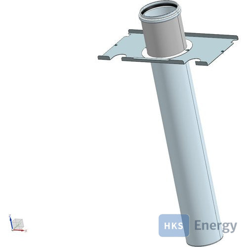 Bosch Abgaszubehör AZB-160/V Anschlussset Abgas DN160 vertikal 150 kW – 7736602652