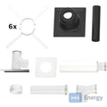 Bosch Abgaszubehör FC-Set110-B53 Grundbausatz B53 Kunststoff d:110mm oben – 7738113084