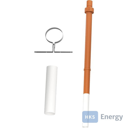 Bosch Abgaszubehör FC-Set110-C33x (oben) Grundbausatz C33x, rot, d:110/160 – 7738113091