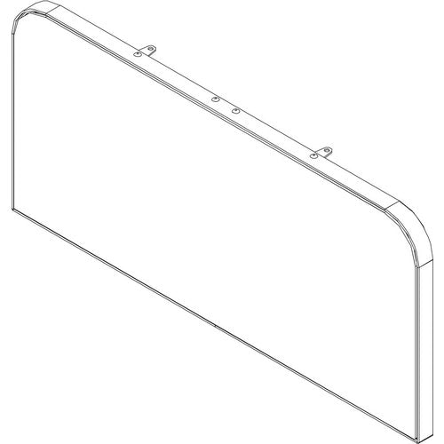 Bosch Vorderwand Bo oben schwarz (Glas) 8738209473