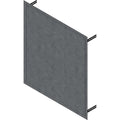 Bosch Unterputzschrank Tür mit Rahmen 1000x800, 8735300938