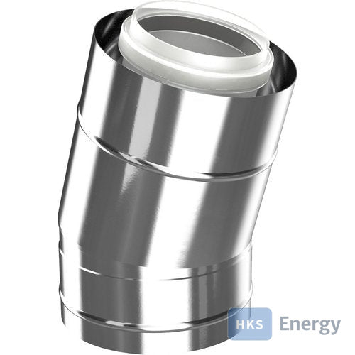 Bosch Abgaszubehör FC-CE80-15 Bogen konzentr. d:80/125, 15Gr Edelstahl – 7738112703