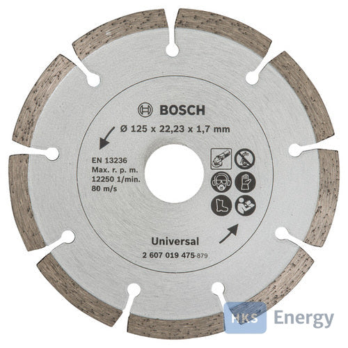Bosch Diamanttrennscheibe Durchmesser: 125mm – 2607019475