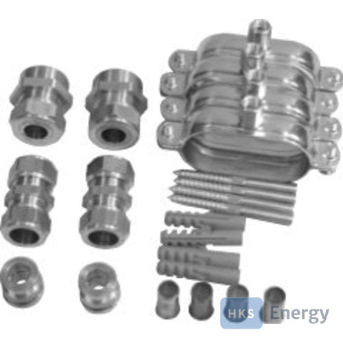 Bosch Zubehör Solartechnik SDR Z5 Solar-Doppelrohr Anschluss-Set – 7739300431