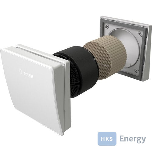Bosch dezentrale Lüftung V3000D 55 /K komplettset: mit Montagerohr und Hauben – 7738113829