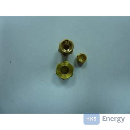 Remeha Kupplung D.6mm 1/8, 33931