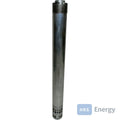 Wolf Luft-/Abgasrohr DN63/96 L:1041mm, m. Windschutz