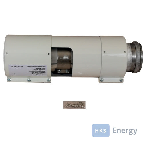Wolf Luft-/Abgasrohr DN63/96 L:270mm, mit Revisionsöffnung