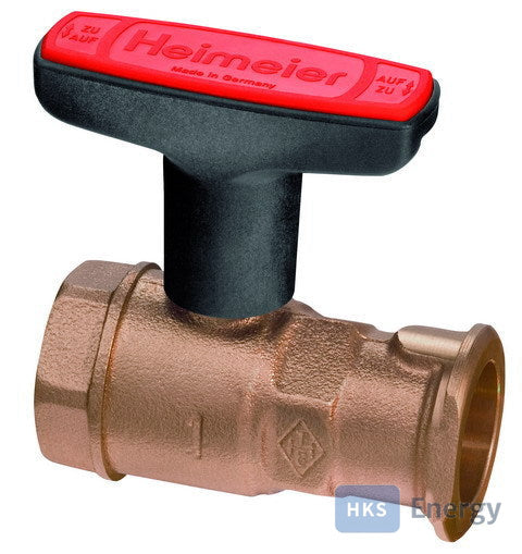 IMI Heimeier Pumpen-Kugelhahn Globo P 1" × 1" – 0620-04.000