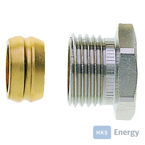 IMI Heimeier Klemmverschraubung 15 mm × Rp 1/2 AG