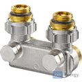 Oventrop Umlenkstück mit Absperrung, Winkelform, 50 mm, 1/2" AG × 3/4" AG – 1016463