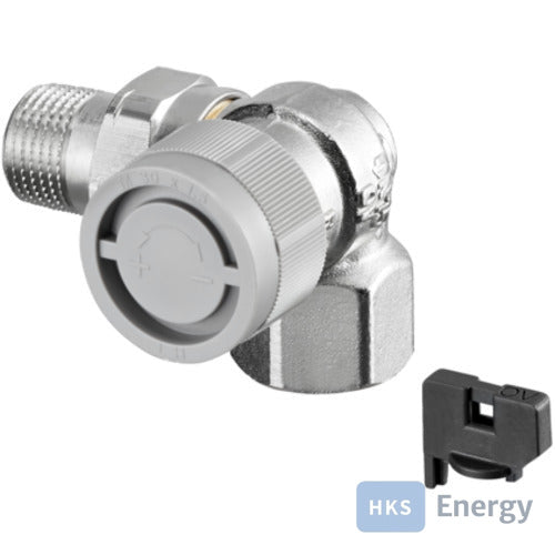 Oventrop Dynamisches Thermostatventil Baureihe AQ DN15, Winkeleck rechts – 1183363